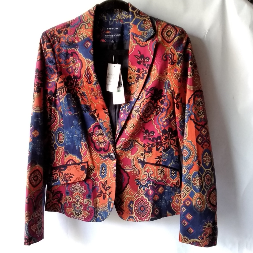 Jones New York Signature Blazer  8 NWT